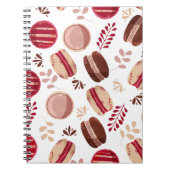 Momente der Süße: Bemerkungen unter Macarons Notizblock (Vorderseite)