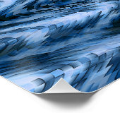 Momente der Wellen... Poster (Ecke)