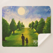 Momente des Staunens Mondspaziergang im Wald Sherpadecke (Vorderseite (Horizontal))