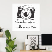 Momente erfassen poster (Heimbüro)