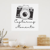 Momente erfassen poster (Küche)