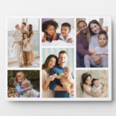 Momente im Fokus: Anpassbare 6-FotoCollage Fotoplatte (Vorderseite)
