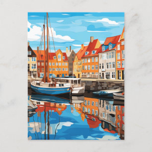 Momente im Kopenhagener Hafen #8 Feiertagspostkarte