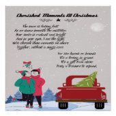 Momente in Weihnachtsgedicht geerbt Poster (Vorderseite)
