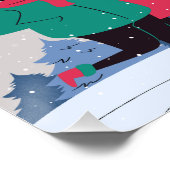 Momente in Weihnachtsgedicht geerbt Poster (Ecke)