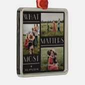 Momente Matter Personalisierte Foto Ornament (Rechts)