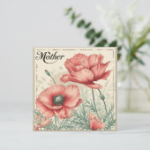 Momente mit Mutter: nachdenkliche Grüße Feiertagskarte (Stehend Vorderseite)