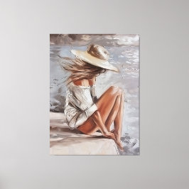 Momente mit Selbst Leinwanddruck