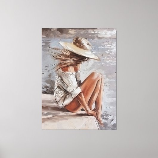 Momente mit Selbst Leinwanddruck (Vorderseite)