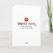 Momente sammeln - Freundschaftskarte (innen leer) Karte (Rückseite)