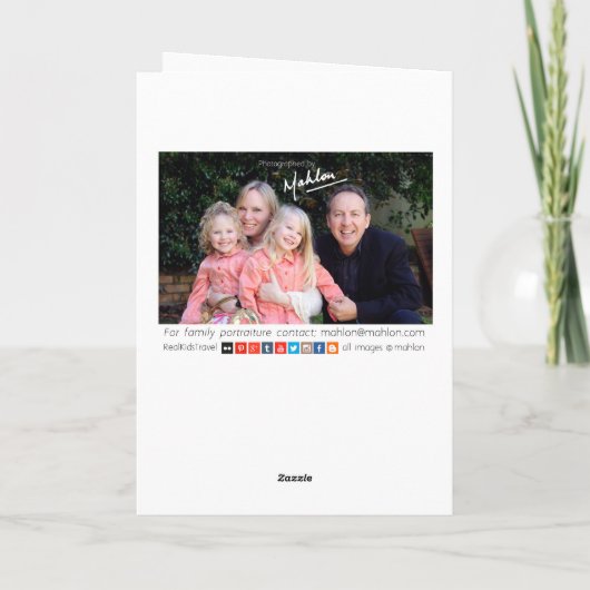 Momente sammeln, nicht Dinge Dankeskarte (Rückseite)