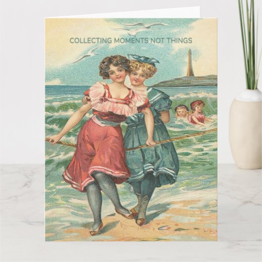 Momente sammeln, nicht Gruß Karte (Vorderseite)