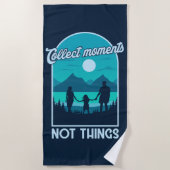 Momente sammeln strandtuch (Vorderseite)