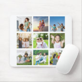 Momente Treasured: Anpassbare 9-FotoCollage Mousepad (Mit Mouse)
