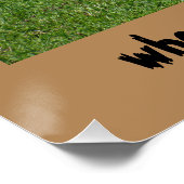 Momente werden in einem farbigen, glänzenden Poste Poster (Ecke)