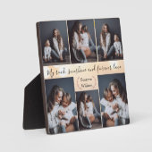 Momente zur Erinnerung: Mama und Kind Personalisie Fotoplatte (Vorderseite)