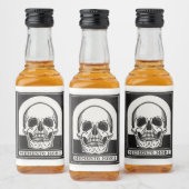 Momento Mori Skull Liquor Flasche Etikett (Flaschen)