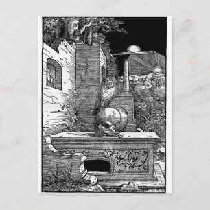 Momento Mori Vintage Postkarte