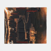 "Moments After" - geheimnisvolle kryptische Kunst. Fleecedecke (Vorderseite (Horizontal))