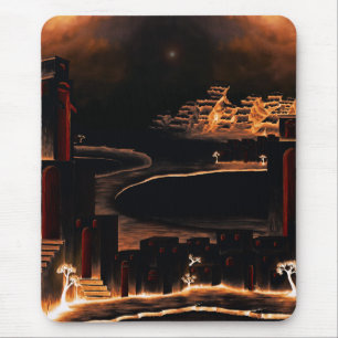 "Moments After" - geheimnisvolle kryptische Kunst. Mousepad