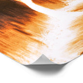 "Moments After" - geheimnisvolle kryptische Kunst. Poster (Ecke)