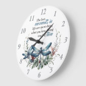 Moments in Time Große Wanduhr (Winkel)