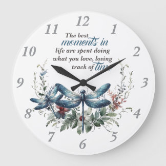 Moments in Time Große Wanduhr