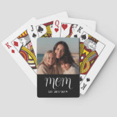 MomEstablished Script Black Photo Spielkarten (Rückseite)