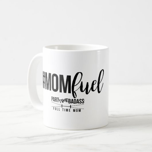 #momfuel Kaffee-Tasse Kaffeetasse (Vorderseite Links)