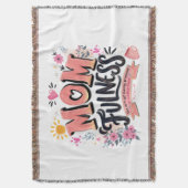 Momfulness achtsame Mutterschaft-Typografie Decke (Vorderseite Vertikal)