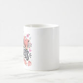 Momfulness achtsame Mutterschaft-Typografie Kaffeetasse (Mittel)