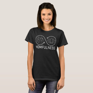 Momfulness Lotus Infinity Baby Chaos Linienkunst T-Shirt