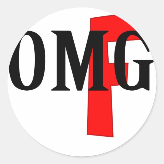 Momg Runder Aufkleber (Vorderseite)