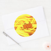 MOMG! RUNDER AUFKLEBER (Umschlag)