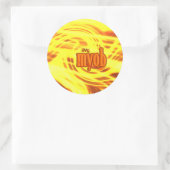 MOMG! RUNDER AUFKLEBER (Tasche)