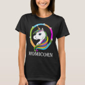 Momicorn Shirt, Geschenk für Mammen, Unicorn-Mama, T-Shirt (Vorderseite)