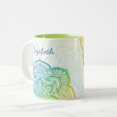 Momijigari Mandala 11 oz. Personalisierte Tasse (Vorderseite Links)