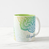 Momijigari Mandala 11 oz. Personalisierte Tasse (VorderseiteRechts)