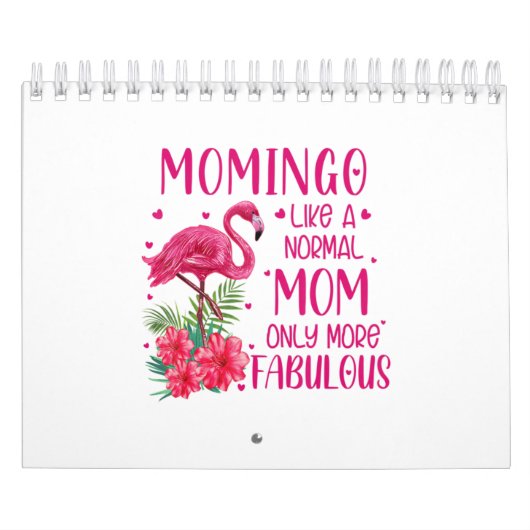 Momingo Like A normal Mom Flamingo Lover Mother's Kalender (Titelbild)