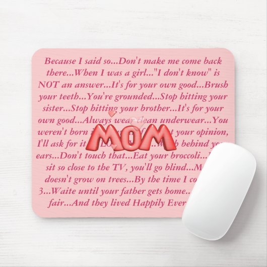 MOMisms… Mousepad (Mit Mouse)