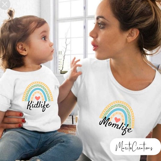 Momlife T-shirt for mum on mother's day