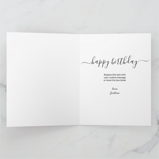 Momma 7 Foto Collage Green Personalisiert Geburtst Karte (Innenseite)