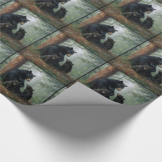 Momma Bär Geschenkpapier (Ecke)