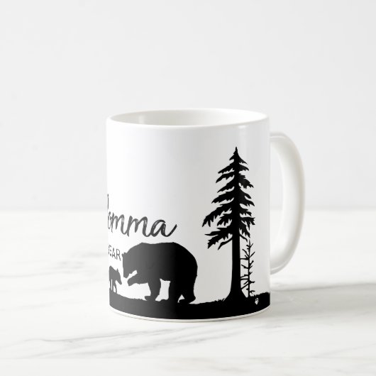 Momma Bärn-Schale Kaffeetasse (VorderseiteRechts)