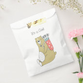 Momma Bear | Es ist ein Mädchen | Gift Favor Bag Geschenktütchen (Versiegelt)