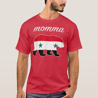 Momma Bear Syria Flag Syriens Roots T-Shirt