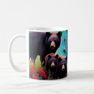 Momma Bear und Cubs Kaffeetasse