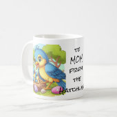 Momma Bird Mother Day Kaffeetasse (Vorderseite Links)