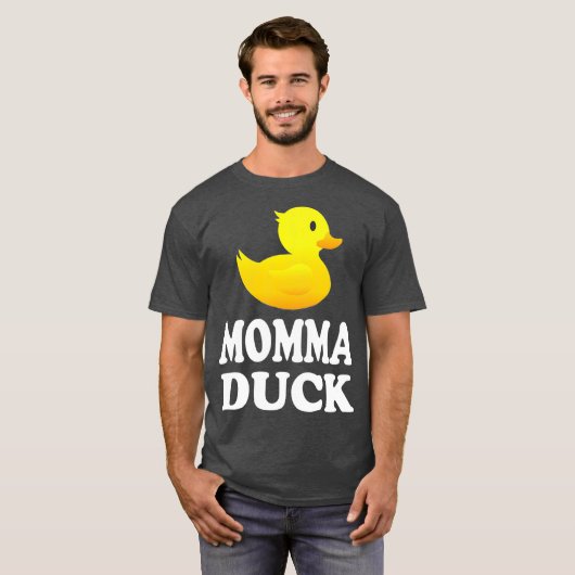 Momma Duck Funny Bird Lover Animal Gift T-Shirt (Vorne ganz)