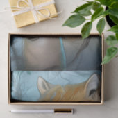 Momma Fox und Baby Seidenpapier (Geschenk)